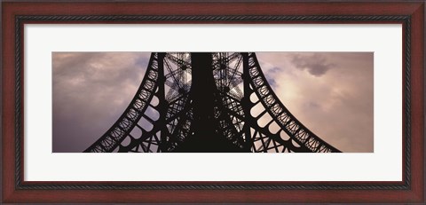 Framed Close-Up of Eiffel Tower Print