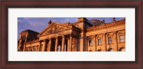 Framed Facade Of The Parliament Building, Berlin, Germany Print