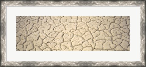 Framed Dried Mud Death Valley CA USA Print