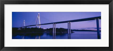 Framed Sunninge Bridge, Uddevalla, Sweden Print