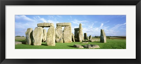 Framed Stonehenge, Wiltshire, England, United Kingdom Print