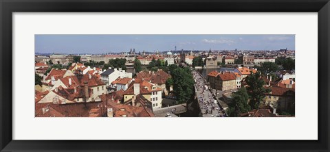 Framed Charles Bridge Prague Czechoslovakia Print