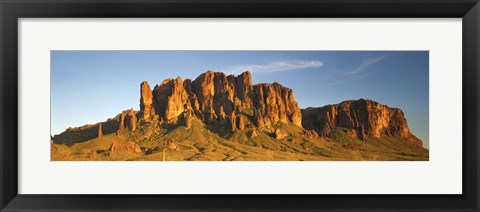 Framed Superstition Mountains, Arizona, USA Print