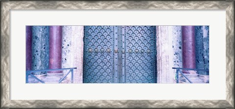 Framed Door Detail St Marks Square Venice Italy Print