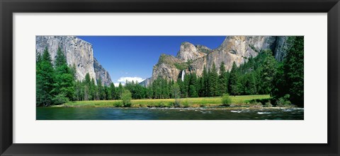 Framed Bridal Veil Falls, Yosemite National Park, California, USA Print