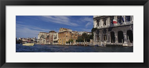 Framed Buildings on the Venice, Italy Waterfront Print
