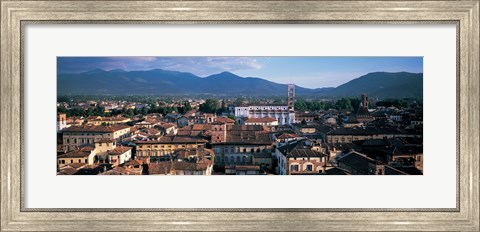 Framed Italy, Tuscany, Lucca Print