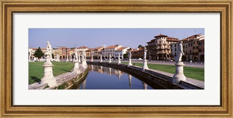 Framed Prato Della Valle, Padua, Italy Print