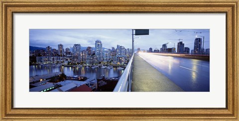 Framed Bridge, Vancouver, British Columbia, Canada Print