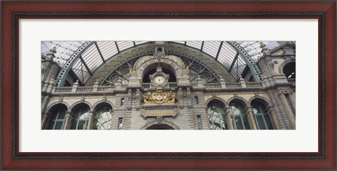 Framed Low angle view of a building, Antwerp, Belgium Print