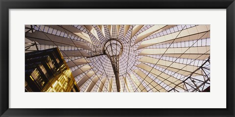 Framed Low angle view of the roof of a building, Sony Center, Berlin, Germany Print