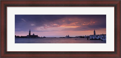 Framed Clouds Over A River, Venice, Italy Print