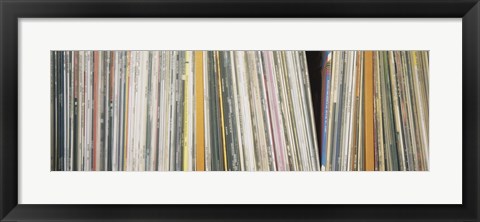 Framed Row Of Music Records, Germany Print