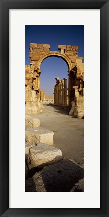 Framed Old Ruins Palmyra, Syria (vertical) Print