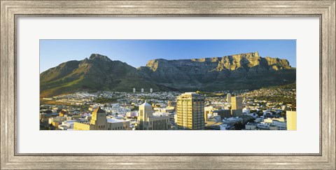 Framed High angle view of a city, Cape Town, South Africa Print