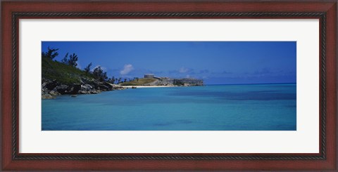 Framed Fortress at the waterfront, Fort St. Catherine, St. George, Bermuda Print