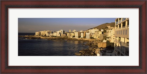 Framed City at the waterfront, Bantry Bay, Cape Town, Western Cape Province, Republic of South Africa Print