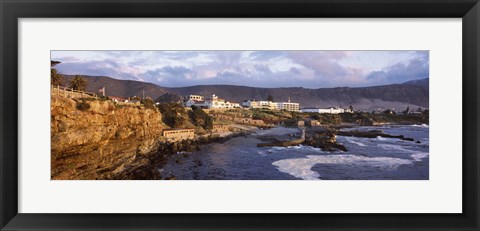 Framed Old whaling station on the coast, Hermanus, Western Cape Province, Republic of South Africa Print