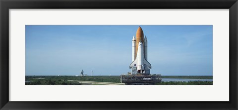 Framed Rollout of Space Shuttle Discovery, NASA Kennedy Space Center, Cape Canaveral, Brevard County, Florida, USA Print