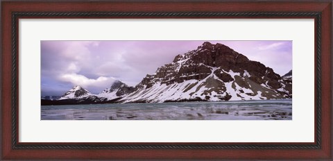 Framed Clouds over mountains, Banff, Alberta, Canada Print