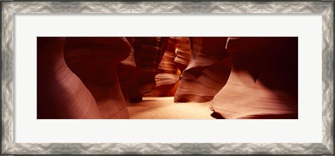 Framed Rock formations, Antelope Canyon, Arizona Print