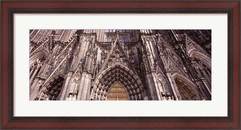 Framed Architectural detail of a cathedral, Cologne Cathedral, Cologne, North Rhine Westphalia, Germany Print