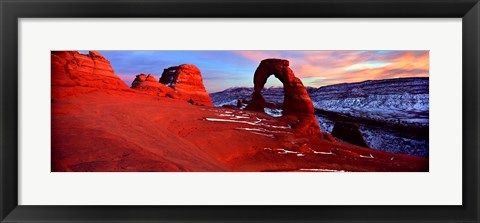 Framed Delicate Arch, Arches National Park, Utah Print