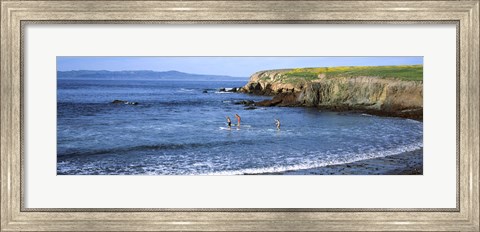 Framed Santa Cruz Island, Santa Barbara County, California Print