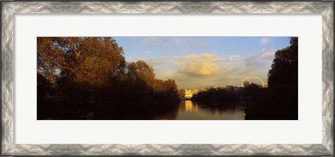 Framed Lake in a park, St. James&#39;s Park, Westminster, London, England Print