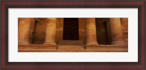 Framed Doorway to the Treasury, Wadi Musa, Petra, Jordan Print