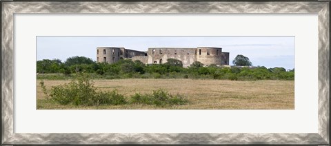Framed Ruins of a castle, Borgholm Castle, Borgholm, Oland, Sweden Print