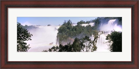 Framed Floodwaters at Iguacu Falls, Argentina-Brazil Border Print
