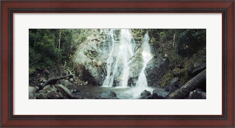 Framed Waterfall in a forest, Chiang Mai, Thailand Print