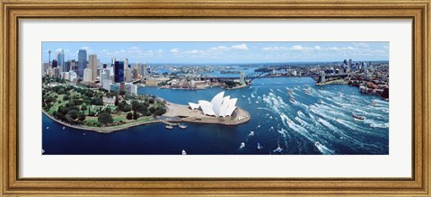 Framed Australia, Sydney, aerial Print