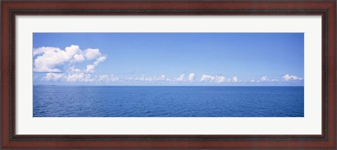Framed Panoramic view of the ocean, Atlantic Ocean, Bermuda Print