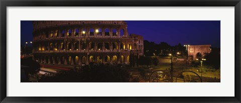 Framed Italy, Rome, Colosseum Print