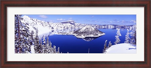 Framed USA, Oregon, Crater Lake National Park Print