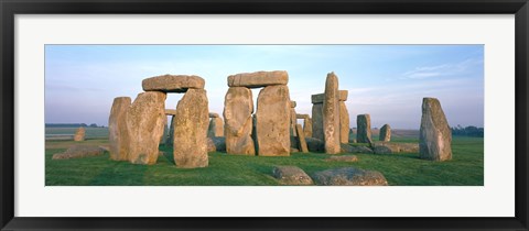 Framed England, Wiltshire, Stonehenge Print