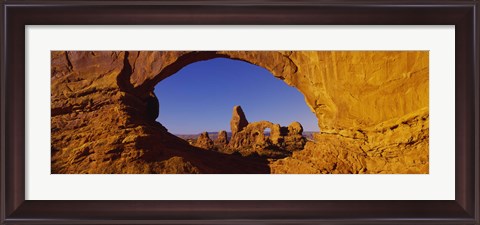 Framed Blue Sky through Stone Arch, Arches National Park, Utah Print