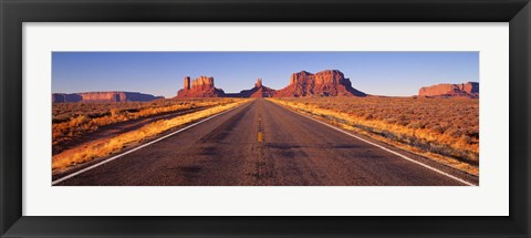 Framed Road Monument Valley, Arizona, USA Print