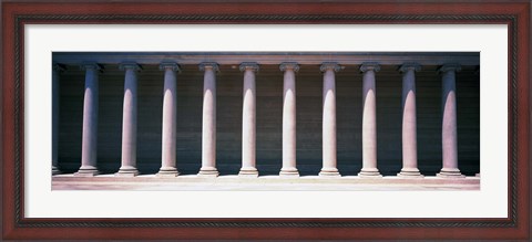 Framed Row of Columns San Francisco CA Print