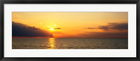 Framed Lake Erie NY USA Print