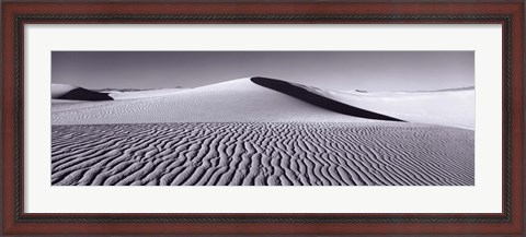 Framed Dunes in Black and White, New Mexico Print