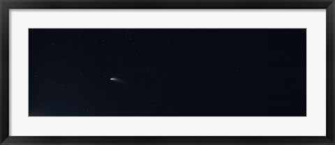 Framed USA, Northern California, View of the Hale-Bopp Comet Print