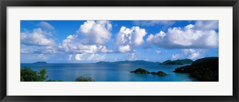 Framed Trunk Bay St John US Virgin Islands Print