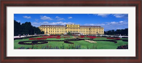 Framed Schonbrunn Palace, Gardens, Vienna, Austria Print