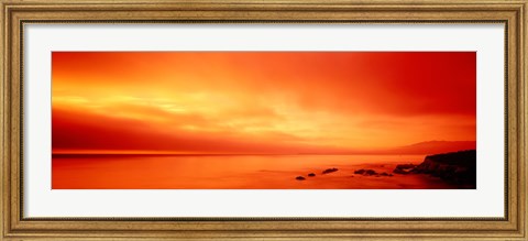 Framed Pacific Coast CA Print