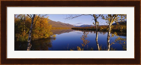 Framed Vistas River, Lapland, Sweden Print