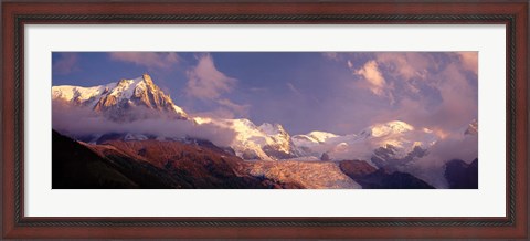 Framed Haute-Savoie, Mountains, Mountain View, Alps, France Print