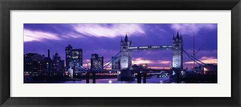Framed Tower Bridge, Landmark, London, England, United Kingdom Print